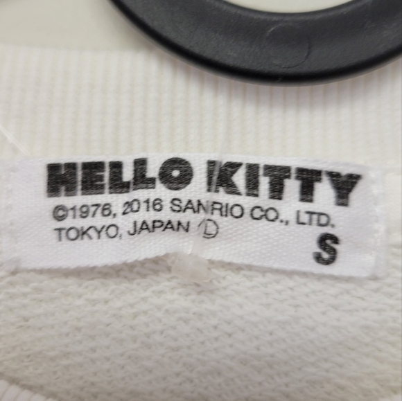Sanrio Hello Kitty Retro sweatshirt Red White S - Picture 3 of 7